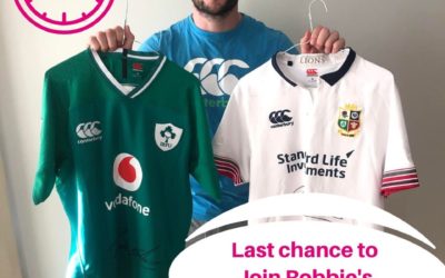 BCI Ambassador Robbie Henshaw rugby raffle raises €10,000