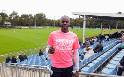 Mark Rutherford supporting Breast Cancer Ireland
