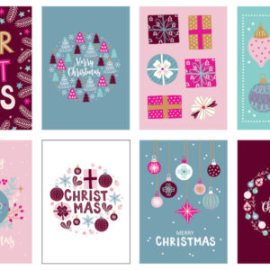 Christmas Card Pack – Design Set 1
