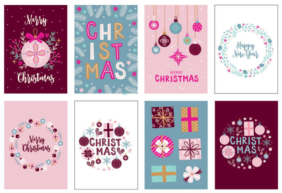 Christmas Card Pack – Design Set 2