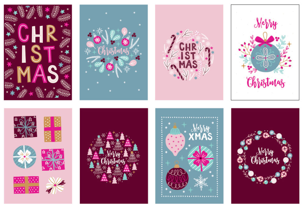 Christmas Card Pack – Design Set 3