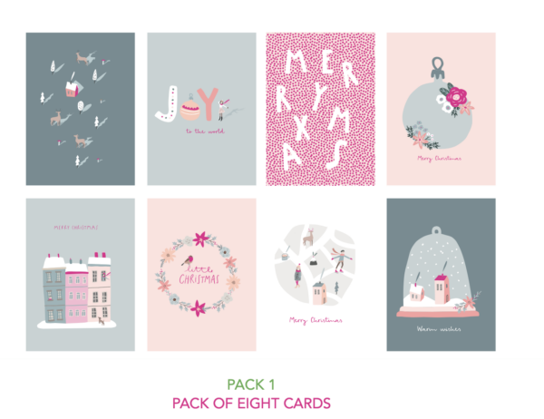 Christmas Card Pack – Design Set 1 - Image 2
