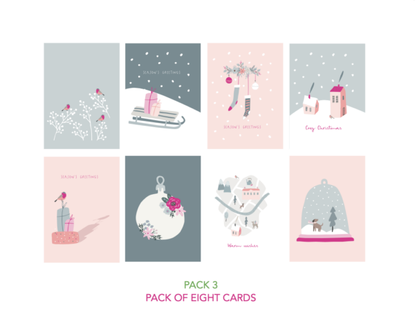 Christmas Card Pack – Design Set 3 - Image 2