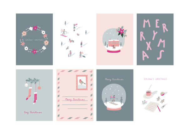 Christmas Card Pack – Design Set 4 - Image 2